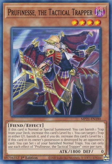 Prufinesse, the Tactical Trapper [MP21-EN180] Common Yu-Gi-Oh!
