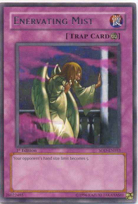 Enervating Mist [SOD-EN053] Rare Yu-Gi-Oh!