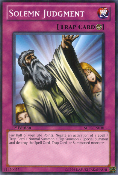 Solemn Judgment [SDLS-EN038] Common Yu-Gi-Oh!