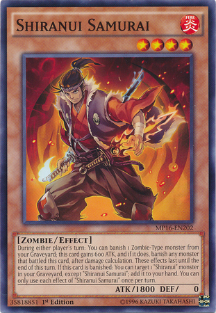 Shiranui Samurai [MP16-EN202] Common Yu-Gi-Oh!