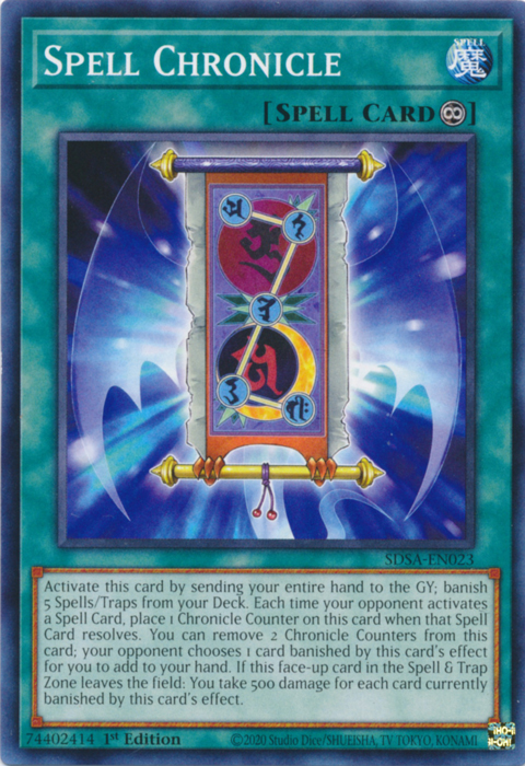 Spell Chronicle [SDSA-EN023] Common Yu-Gi-Oh!