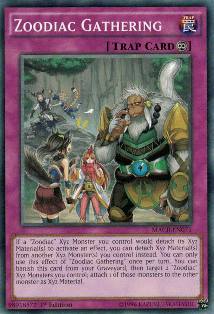 Zoodiac Gathering [MACR-EN071] Common Yu-Gi-Oh!