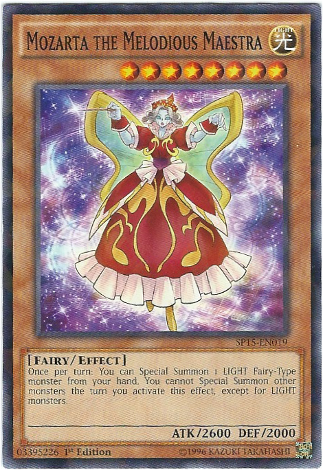 Mozarta the Melodious Maestra [SP15-EN019] Shatterfoil Rare Yu-Gi-Oh!