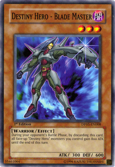 Destiny Hero - Blade Master [DP05-EN008] Common Yu-Gi-Oh!