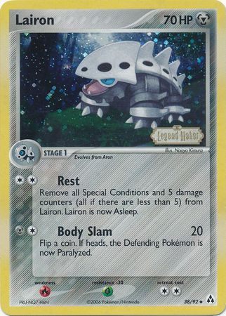 Lairon (38/92) (Stamped) [EX: Legend Maker] Pokémon
