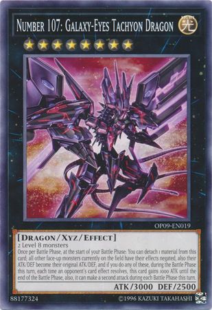 Number 107: Galaxy-Eyes Tachyon Dragon [OP09-EN019] Common Yu-Gi-Oh!