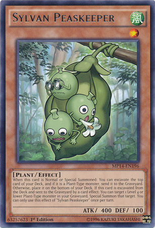 Sylvan Peaskeeper [MP14-EN196] Rare Yu-Gi-Oh!