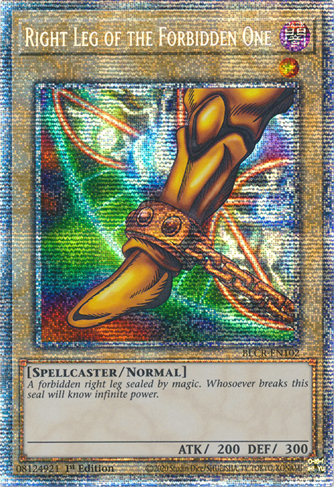 Right Leg of the Forbidden One [BLCR-EN102] Starlight Rare Yu-Gi-Oh!