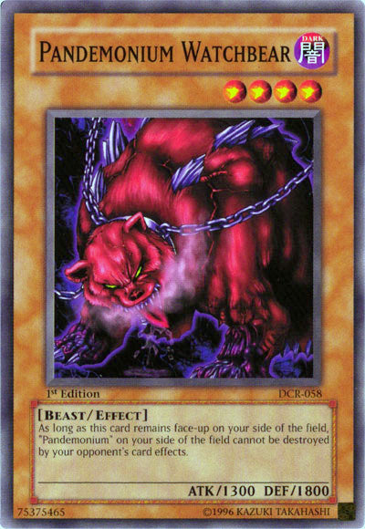 Pandemonium Watchbear [DCR-058] Common Yu-Gi-Oh!