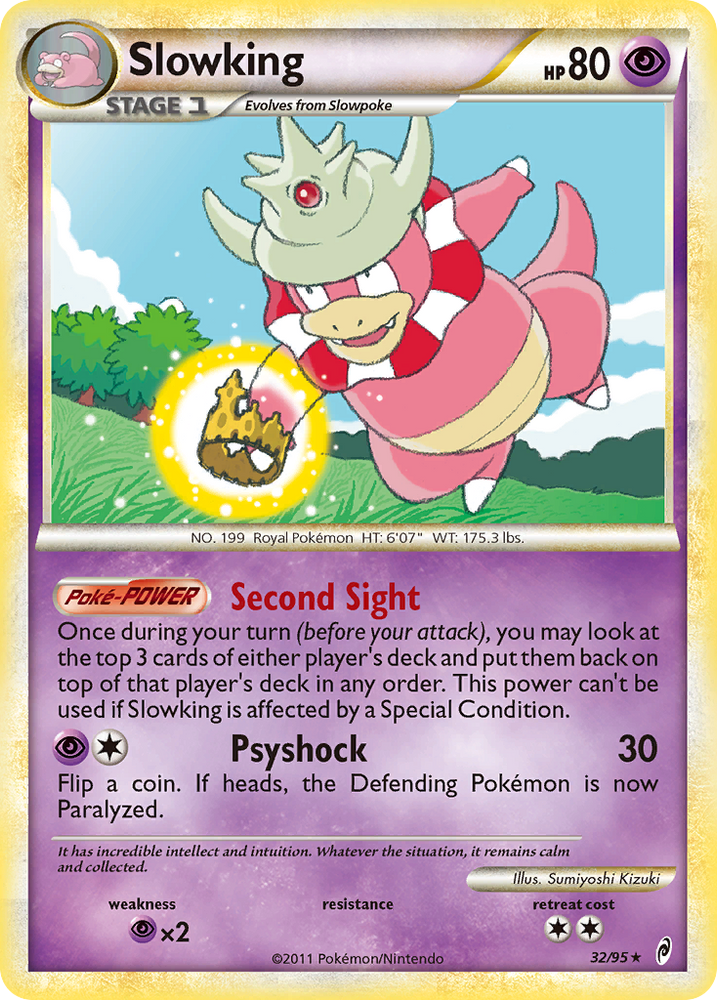 Slowking (32/95) [HeartGold & SoulSilver: Call of Legends] Pokémon