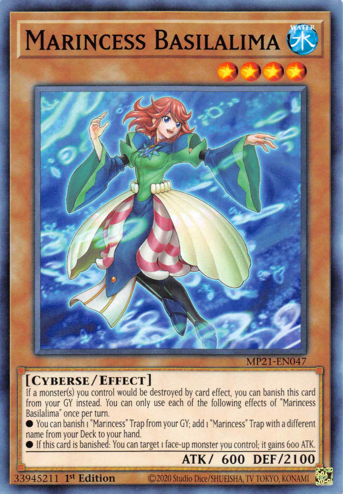 Marincess Basilalima [MP21-EN047] Common Yu-Gi-Oh!
