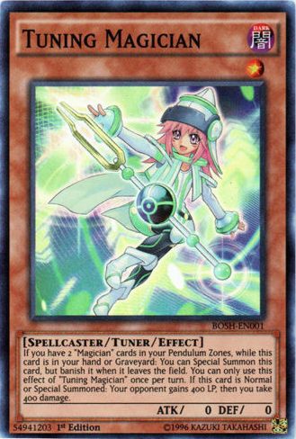 Tuning Magician [BOSH-EN001] Super Rare Yu-Gi-Oh!