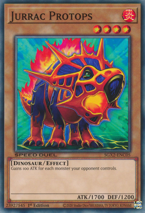 Jurrac Protops [SGX2-ENC05] Common Yu-Gi-Oh!