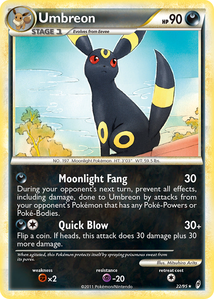Umbreon (22/95) [HeartGold & SoulSilver: Call of Legends] Pokémon
