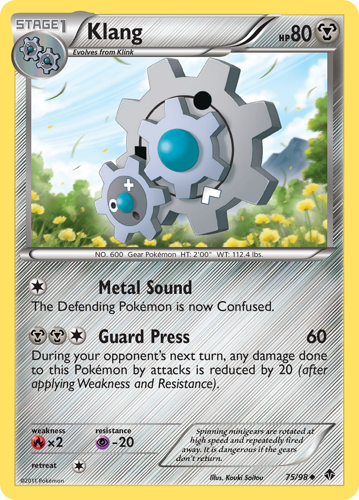 Klang (75/98) [Black & White: Emerging Powers] Pokémon