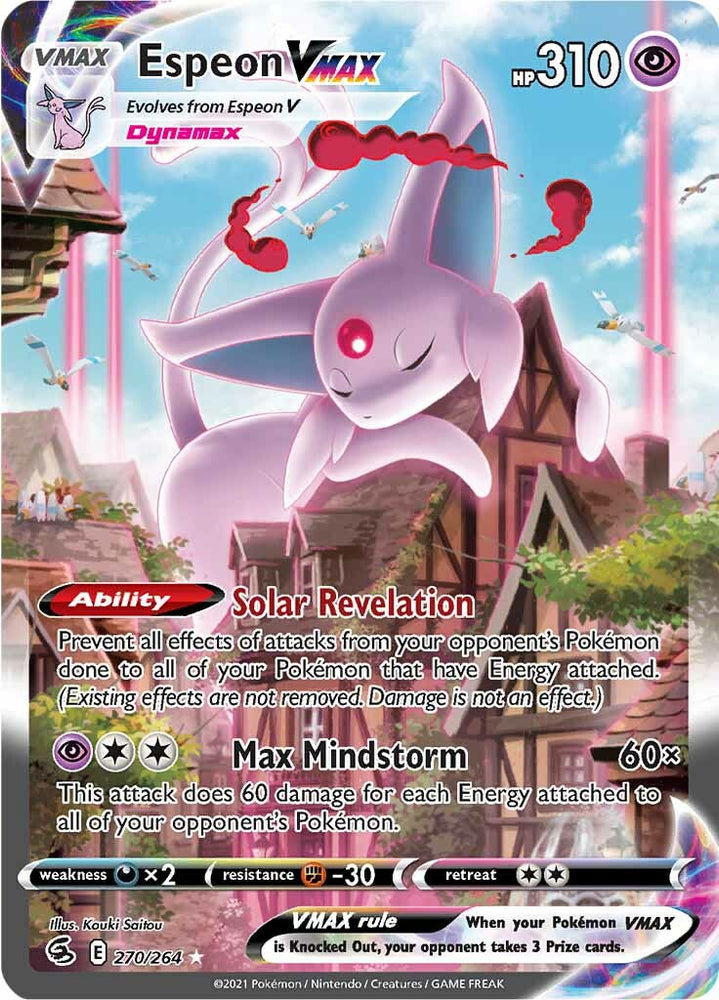 Espeon VMAX (270/264) [Sword & Shield: Fusion Strike] Pokémon