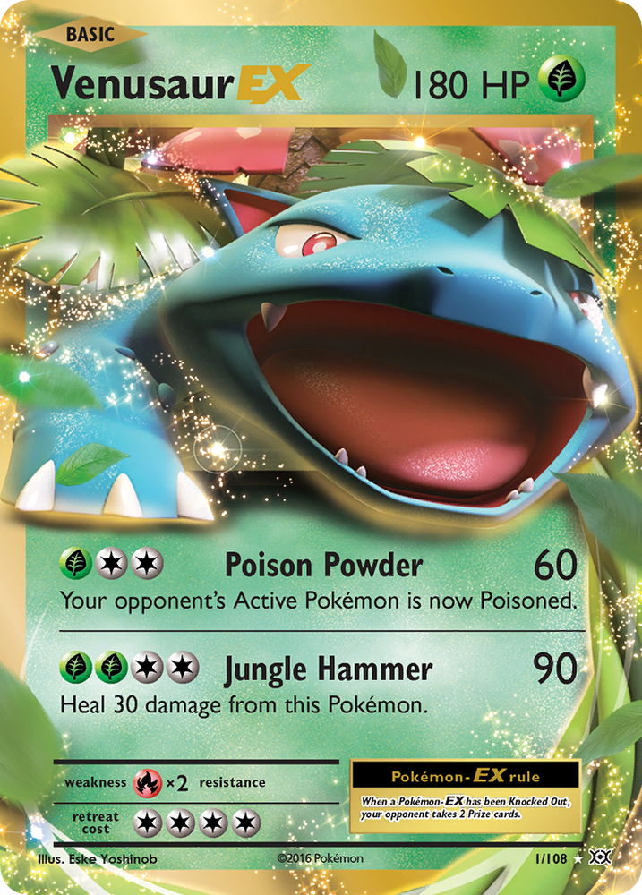 Venusaur EX (1/108) [XY: Evolutions] Pokémon