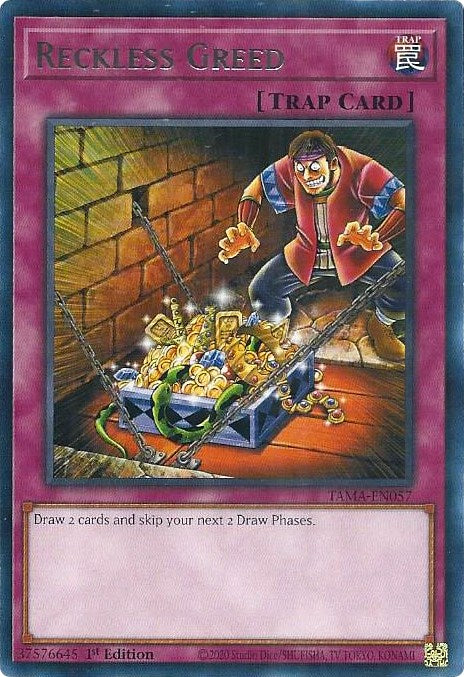 Reckless Greed [TAMA-EN057] Rare Yu-Gi-Oh!