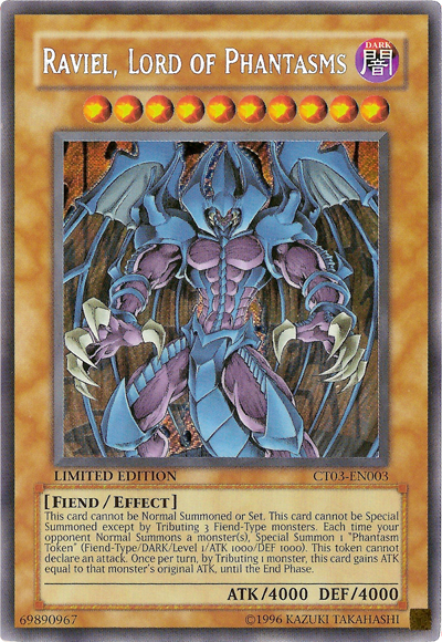 Raviel, Lord of Phantasms [CT03-EN003] Secret Rare Yu-Gi-Oh!