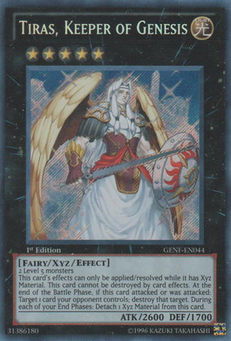 Tiras, Keeper of Genesis [GENF-EN044] Secret Rare Yu-Gi-Oh!