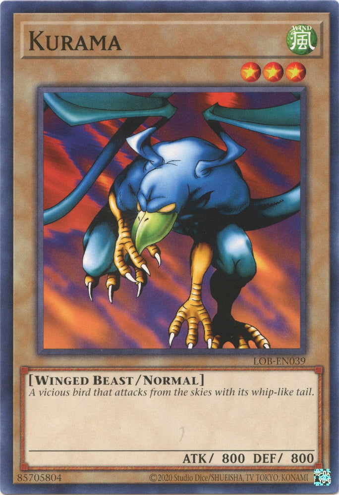 Kurama (25th Anniversary) [LOB-EN039] Common Yu-Gi-Oh!