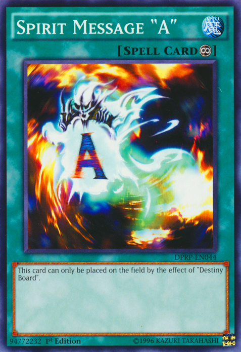Spirit Message "A" [DPRP-EN044] Common Yu-Gi-Oh!
