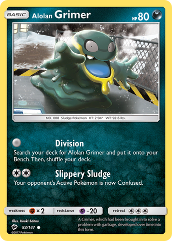 Alolan Grimer (83/147) [Sun & Moon: Burning Shadows] Pokémon