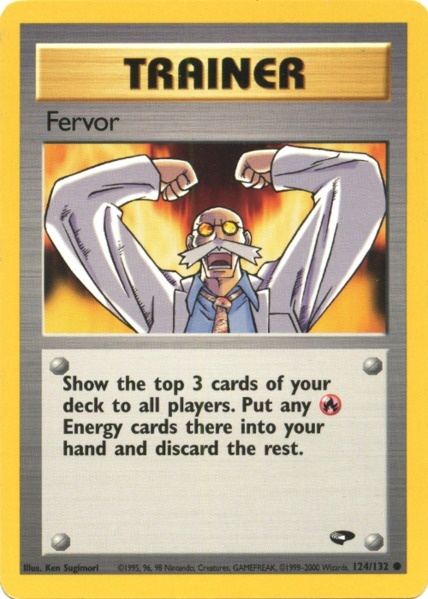 Fervor (124/132) [Gym Challenge Unlimited] Pokémon