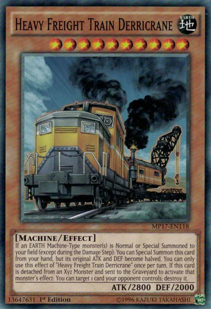 Heavy Freight Train Derricrane [MP17-EN118] Common Yu-Gi-Oh!