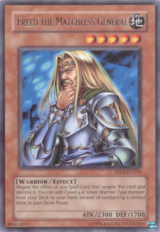 Freed the Matchless General [RP02-EN054] Rare Yu-Gi-Oh!