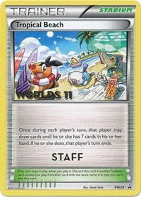 Tropical Beach (BW28) (Staff) [Black & White: Black Star Promos] Pokémon