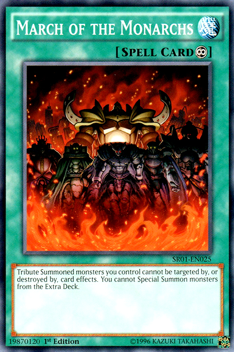 March of the Monarchs [SR01-EN025] Common Yu-Gi-Oh!
