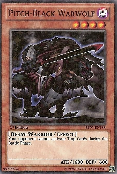 Pitch-Black Warwolf [BP01-EN188] Starfoil Rare Yu-Gi-Oh!