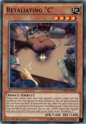 Retaliating "C" [CORE-EN045] Common Yu-Gi-Oh!