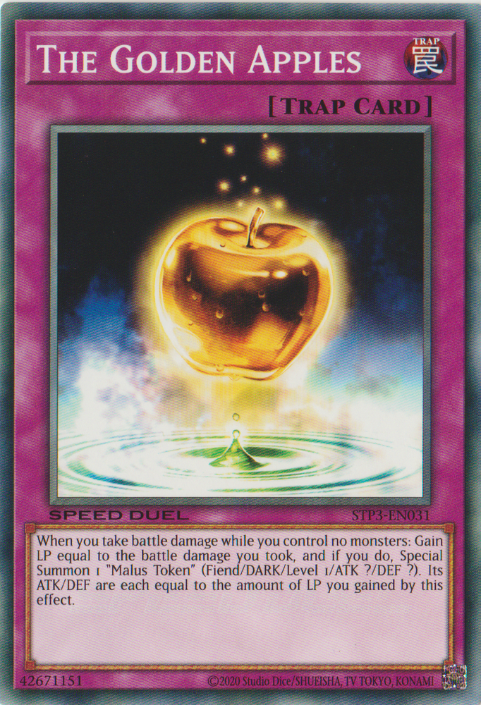 The Golden Apples [STP3-EN031] Common Yu-Gi-Oh!