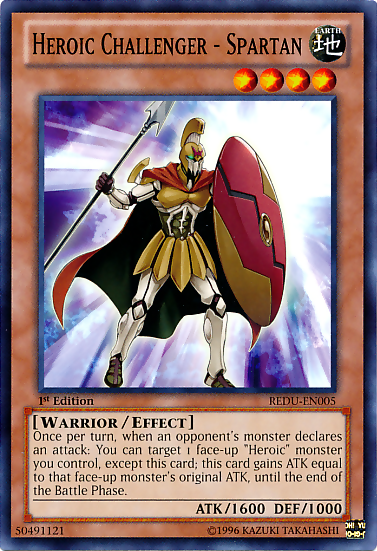 Heroic Challenger - Spartan [REDU-EN005] Common Yu-Gi-Oh!