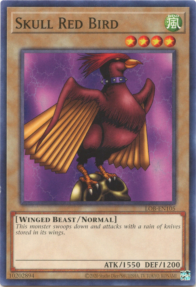 Skull Red Bird (25th Anniversary) [LOB-EN105] Common Yu-Gi-Oh!