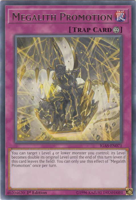 Megalith Promotion [IGAS-EN071] Rare Yu-Gi-Oh!