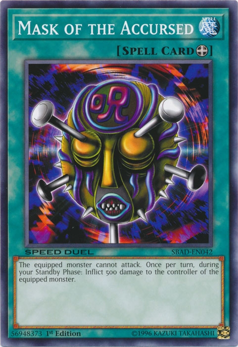 Mask of the Accursed [SBAD-EN042] Common Yu-Gi-Oh!