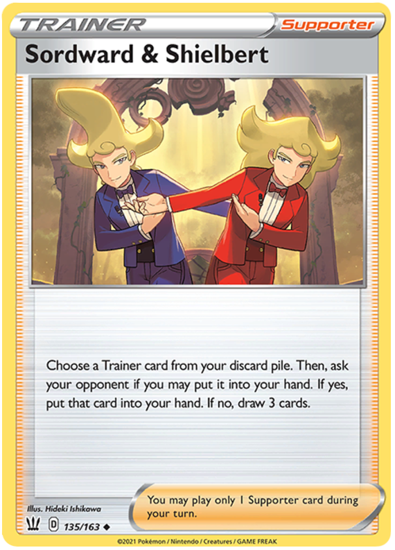 Sordward & Shielbert (135/163) [Sword & Shield: Battle Styles] Pokémon