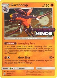 Garchomp (114/236) (Cosmos Holo) [Sun & Moon: Unified Minds] Pokémon