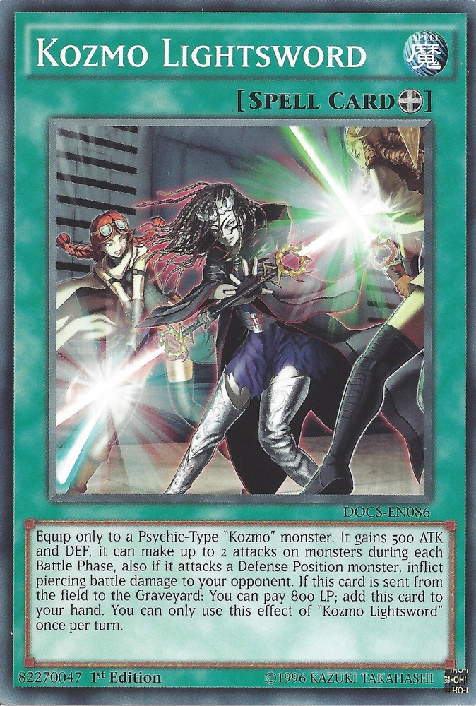 Kozmo Lightsword [DOCS-EN086] Common - Yugioh Cards For Your TCG Needs!
