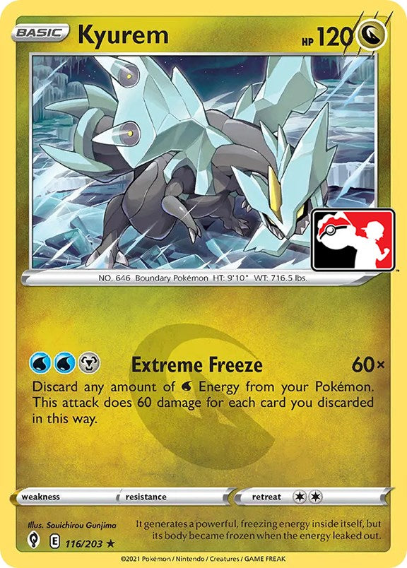 Kyurem (116/203) [Prize Pack Series One] Pokémon