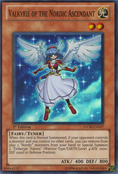 Valkyrie of the Nordic Ascendant [STOR-EN017] Super Rare Yu-Gi-Oh!