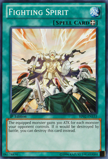 Fighting Spirit [BP02-EN153] Mosaic Rare Yu-Gi-Oh!