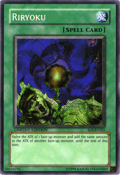 Riryoku [SOI-ENSE2] Secret Rare Yu-Gi-Oh!