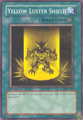 Yellow Luster Shield [IOC-037] Common Yu-Gi-Oh!