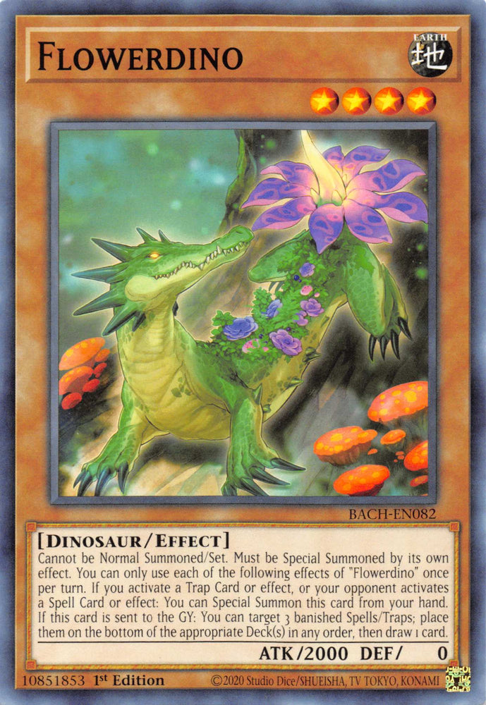 Flowerdino [BACH-EN082] Common Yu-Gi-Oh!