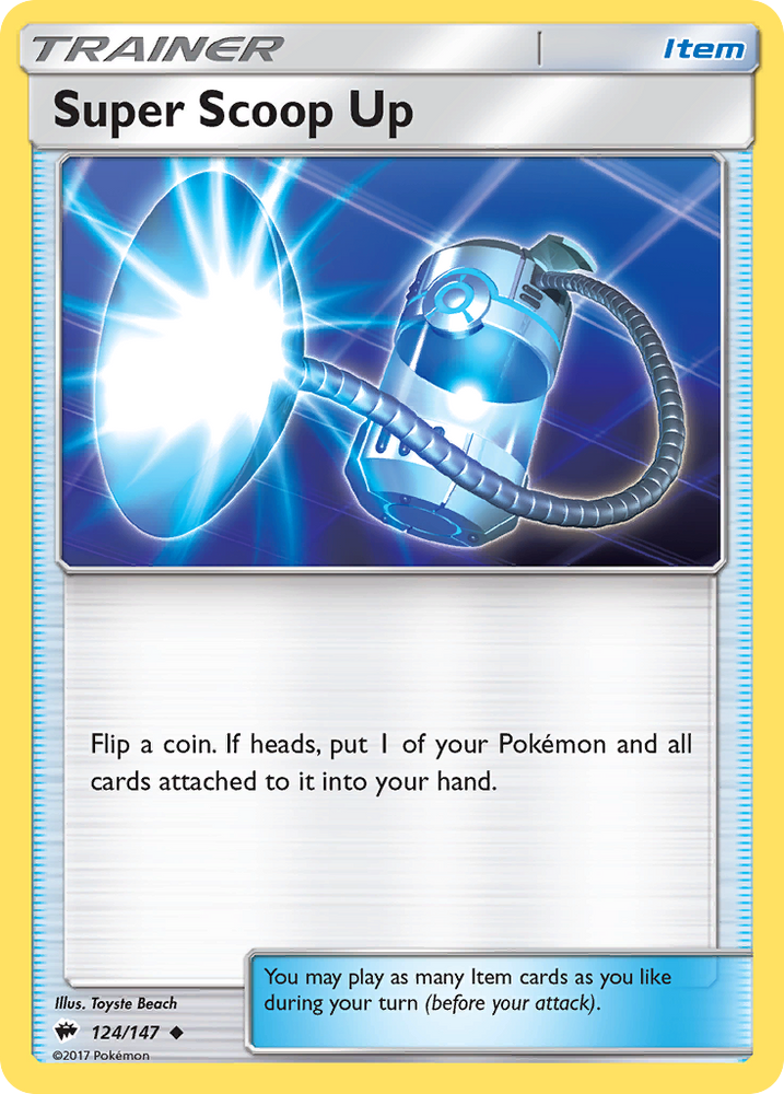 Super Scoop Up (124/147) [Sun & Moon: Burning Shadows] Pokémon