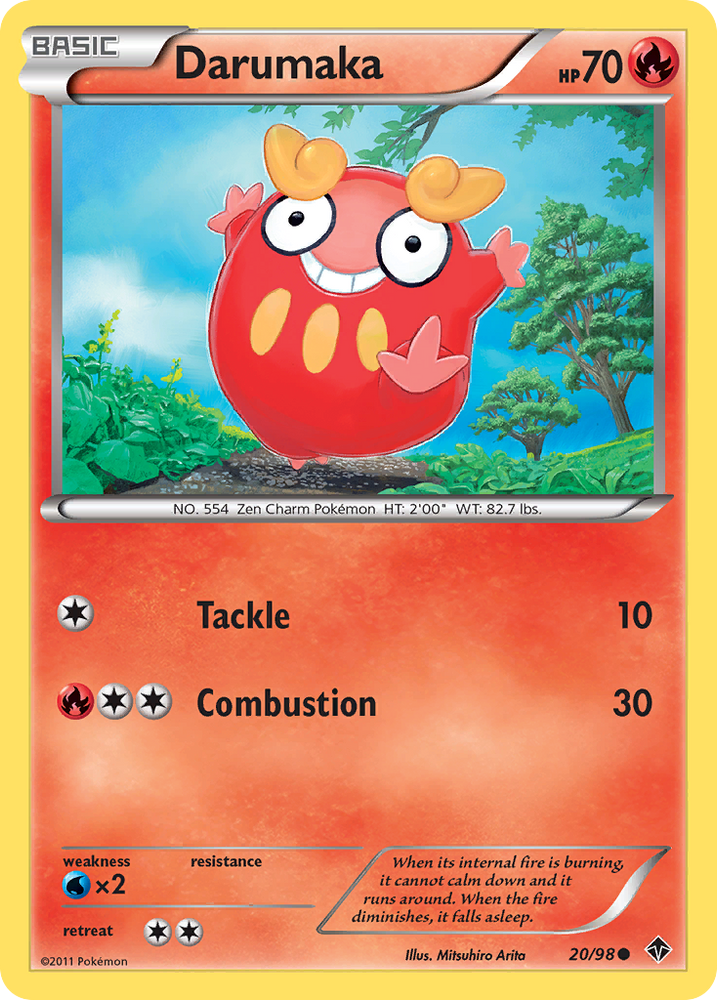 Darumaka (20/98) [Black & White: Emerging Powers] Pokémon